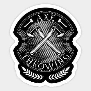 Crossed Axes - Axe Throwing Sticker